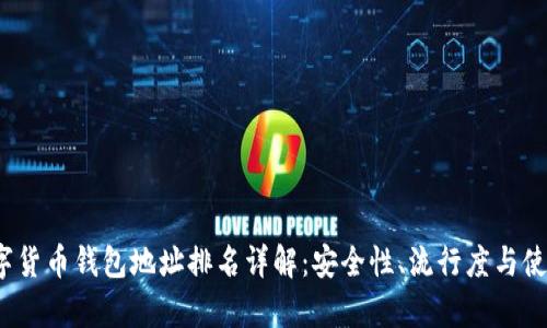 2023年数字货币钱包地址排名详解：安全性、流行度与使用情况分析