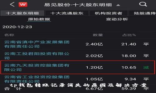 tp钱包转账记录消失的原因及解决方案