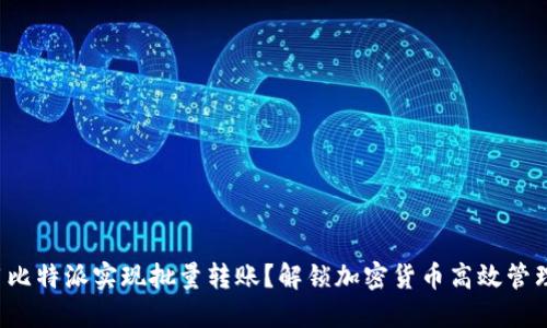 如何利用比特派实现批量转账？解锁加密货币高效管理的秘密！