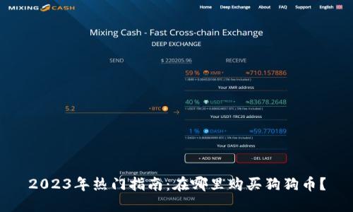 2023年热门指南：在哪里购买狗狗币？